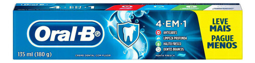 Oral-b 4 En 1 Complete Limpieza Profunda 180grs 