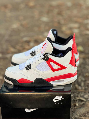 Jordan Retro 4 Rojo/blanco En (27mx)