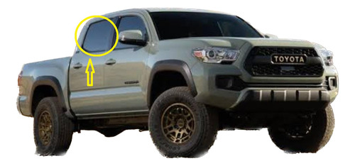 Cristal De Puerta Trasera Derecha Toyota Tacoma 2016-2022