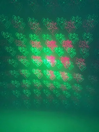 Proyector Laser Multipuntos Audiorítmico Fijo Tripie Navidad