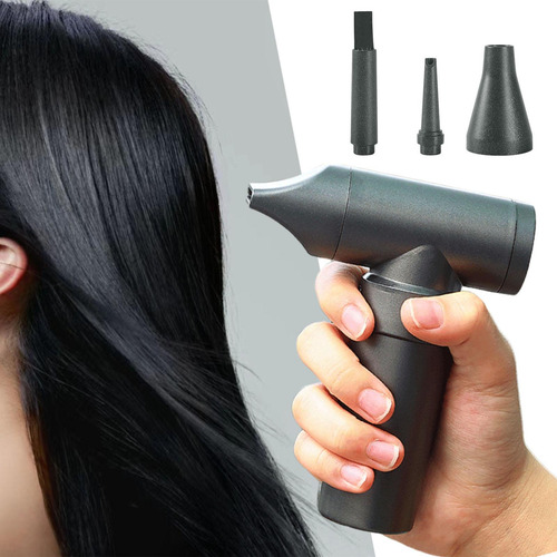 Potente Secador De Pelo De Viaje Con 4 Boquillas,