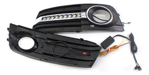 B Cubierta De Luz Antiniebla Led Que Fluye Izquierda Derecha