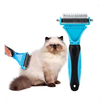 Comprar Peine Deslanador Profesional Para Mascotas Eliminación De Pelos Muertos Cuidado Suave Y Eficaz Para Perros Y Gatos Mango Ergonómico Fácil De Usar Ideal Para Pelajes Largos Y Cortos Otec