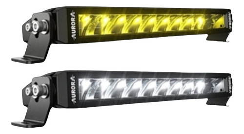 Barra Led Aurora Slim Luz Doble Color Blanca/golden 20 PuLG