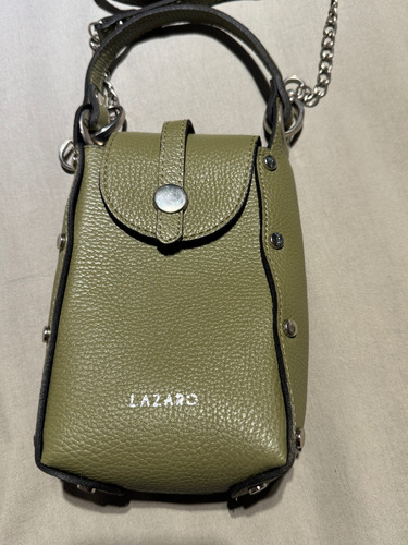 Cartera Lazaro Pocket Bag Namur Verde - Marianlomas Verde Musgo Lisa Níquel Verde Musgo (Usado)