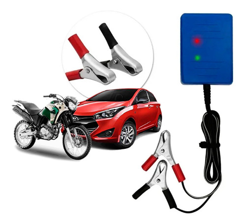 Carregador Carro Moto 12v 2ah Universal Para Moto