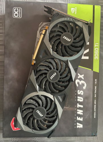 Tarjeta De Video Geforce Msi Rtx 3060 Ti Ventus 3x 8g Oc Lhr