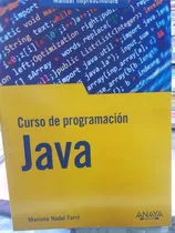 Comprar Libro Curso De Programación En Java (mariona)