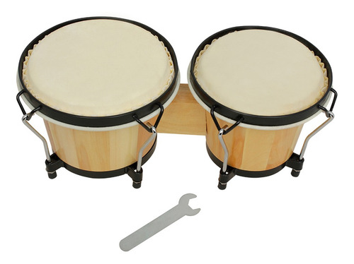 Bongo Drums - Juego De Tambores De Madera Para Instrumentos