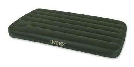 Colchon C/inflador De Pie Incorporado 152x203x22cms Intex