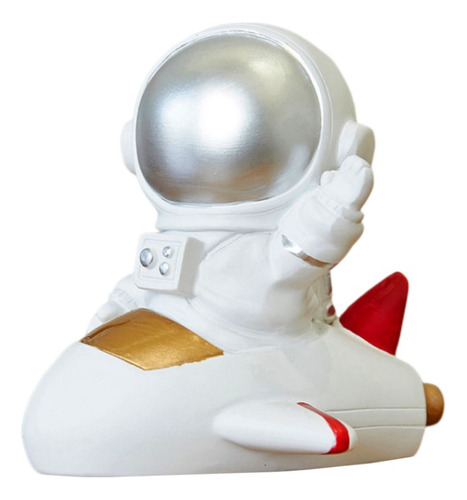 Resina Astronauta Figuras Decorativas Miniaturas Estatuilla