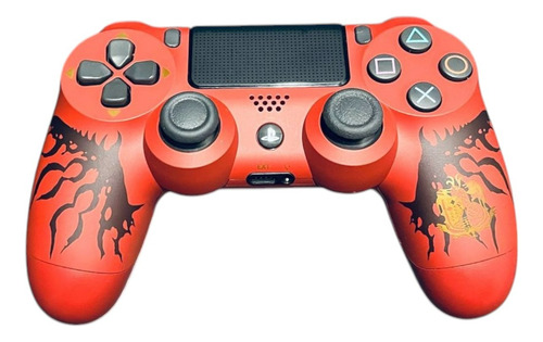 Control Dualshock 4 Monster Hunter Rathalos Ps4 Original Roj Rojo (Usado)