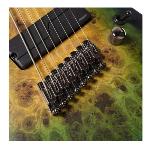Guitarra elétrica Cort KX Series KX508 Multi Scale II de choupo/okoume 2022 mariana blue burst com diapasão de ébano de macassar