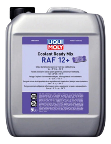 Anticongelante Liqui Moly Coolant Listo Para Usar Raf 12 5l