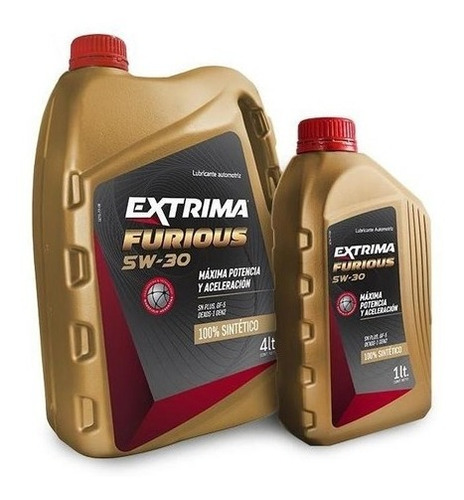 Aceite 5w30 Sintetico Extrima Furious Mayor Potencia 1lt