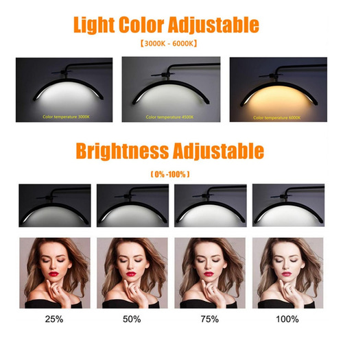 Lámpara Led Multifuncional Para Belleza Pestañas Maquillaje