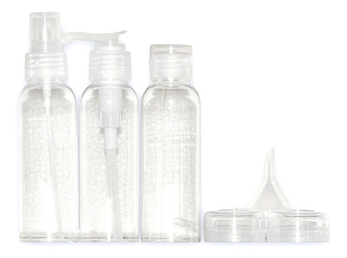 Imagen 3 de 8 de Neceser Set De Viaje (botellas 100ml Y Frascos)