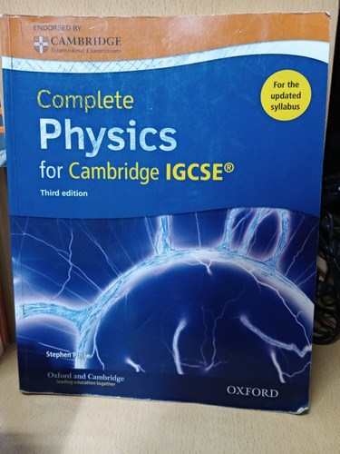 Complete Physics For Cambridge Igcse - Oxford 3rd - Usado 