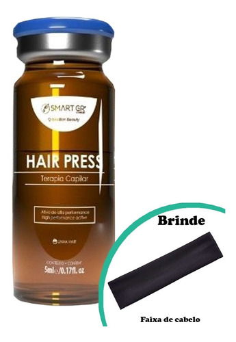 Imagem 1 de 2 de Fluído Hair Press Smart Gr Terapia Capilar - 1 Frasco 5ml