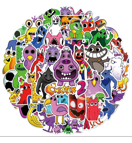 Garten Of Banban - Set De 50 Stickers / Calcomanías