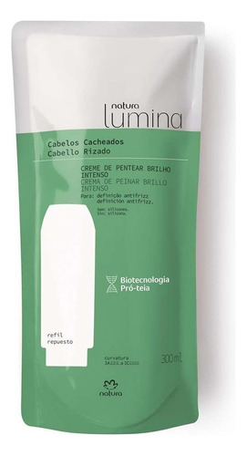 Repuesto Crema D Peinar P Cabello C Rulos 300m Lumina Natura