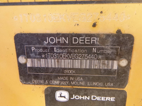 Imagen 15 de 15 de 10) Retroexcavadora John Deere 310 K 4x4 Con Extension 2015