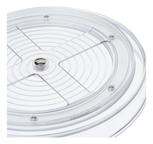 Idesign Plástico Reciclado Lazy Susan Plato Giratorio Org...