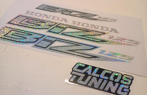 Calco Honda Biz 125 Holográfico Brillos