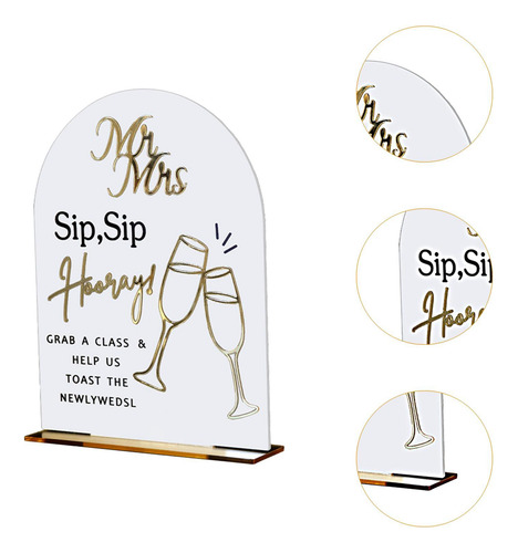 De Recuerdo De La Mesa De La Mesa De Boda Acrílico Estilo F