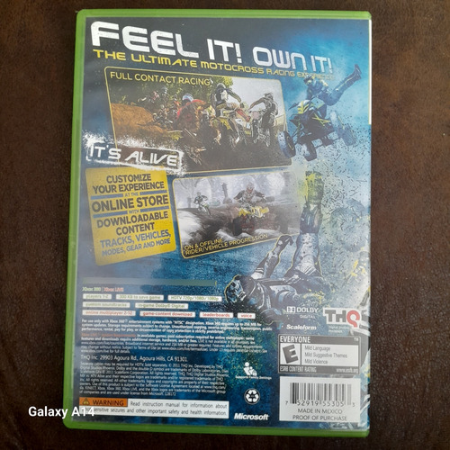 Mx Vs Atv Alive (xbox 360) Físico Original (Usado)