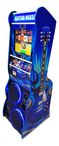 Maquina De Musica Jukebox Karaoke 7 X 1 De 17 Polegadas Vrd