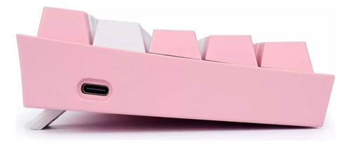 Tecl Meca Redragon Fizz Pro K616-rgb-wp Blanco/rosa Inglés Us