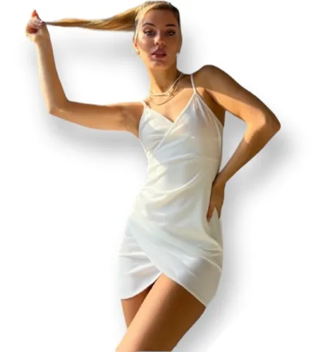 Vestidos de crepe cortos new arrivals