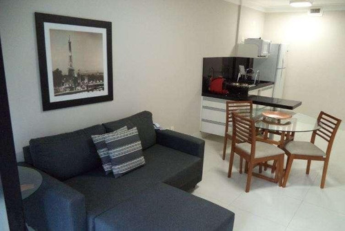 Imagem 2 de 13 de Flat Com 1 Dormitório Para Alugar, 42 M² Por R$ 2.800,00/mês - Jardim América - São Paulo/sp - Fl0034