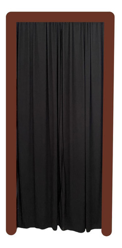 Cortina De Porta Malha Grossa 120g 90cm Largura 205cm Altura