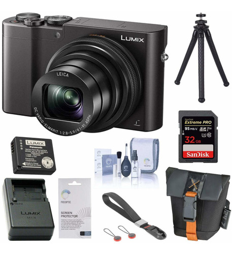 Lumix Zs Camara Digital Mp Zoom Dmc Zsk Negro Bateria Sd