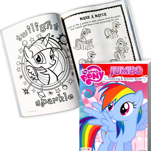 Juego De Libros Para Colorear My Little Pony Takenplay, 96 P