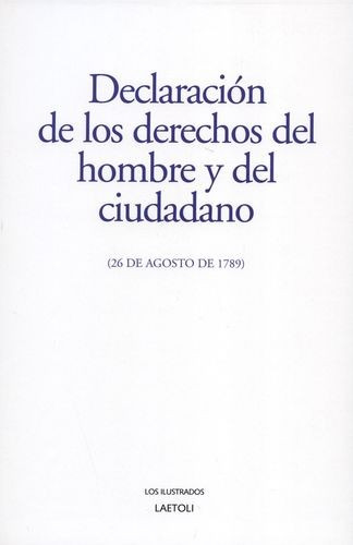 Libro Declaración De Los Derechos Del Hombre Y Del Ciudadan