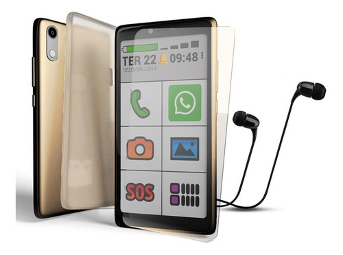 Obasmart 3 Gold Obabox Smartphone Para A Terceira Idade