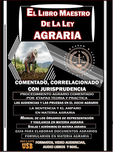 Libro Maestro Ley Agraria Comentado Correlacionado Jur. 2024