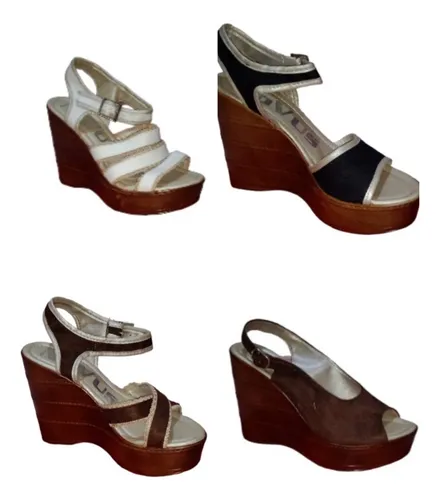 Sandalias Plataformas Novus Elegantes Oferta 1 X10 2x15
