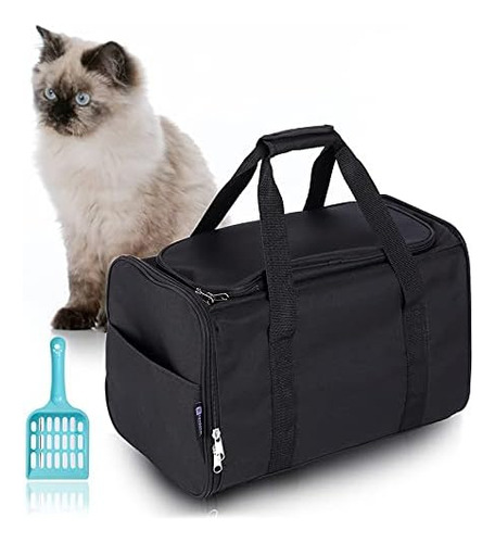 Caja De Arena Portátil Para Gatos Negra, Caja De Arena De Vi