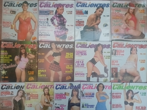 13 Revistas Historias Calientes 2011 - 2012 Lote 1