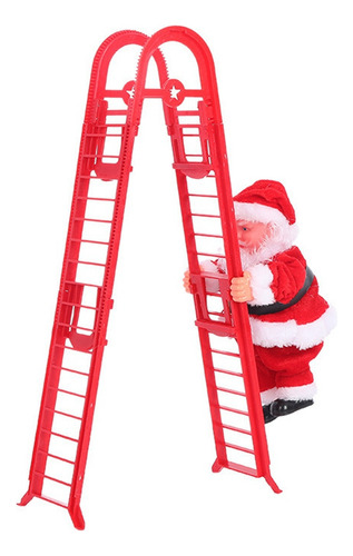Escalera De Escalada Eléctrica De Papá Noel Con Música, Árbo