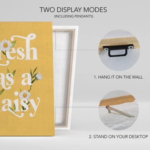 Nistomisu Daisys Art Canvas Prints Decoración De Pared Retro