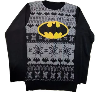 Suéter Tejido Navideño Batman Ugly Sweater Christmas Navidad