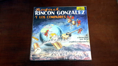 Disco Lp Rafael Rincon Gonzalez Y Compadres (1970) Gaita R20