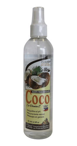 Aceite De Coco Para Masajes X 240ml