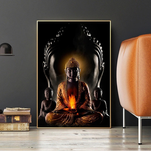 Cuadro-buda 5-moderno,decorativo,95x60cm-16k Resolución