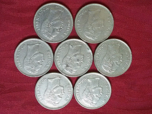 Moneda De 5 Bolívares, Año 1977
